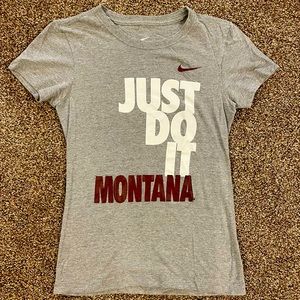 Nike University of Montana tee, size small